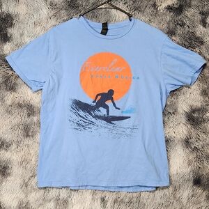 Everclear Band Santa Monica Shirt Blue Medium Cotton 90's Alternative Rock